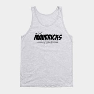 Mavericks Text Tank Top